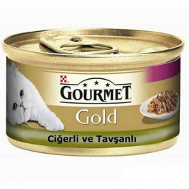 Gourmet Gold 12 Adet Double Pleasure Rabbit and Liver 85 Gr