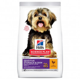 Hill's Science Plan 1,5 Kg Adult Sensitive Stomach & Skin Small & Mini  Chicken 