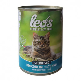 Leo's 415 Gr Sterilised Chunkies with Tuna 