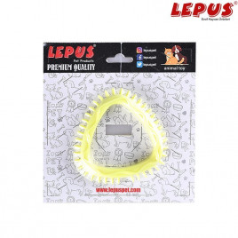 Lepus 10x10h cm Ağız ve Diş Sağlığı İçin Üçgen Oyuncak Sarı