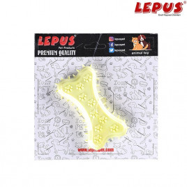 Lepus 11x6h cm Ağız ve Diş Sağlığı İçin Küçük Kemik Oyuncak Sarı