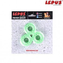 Lepus 13x7h cm Ağız ve Diş Sağlığı İçin Stres Çarkı Oyuncağı Yeşil
