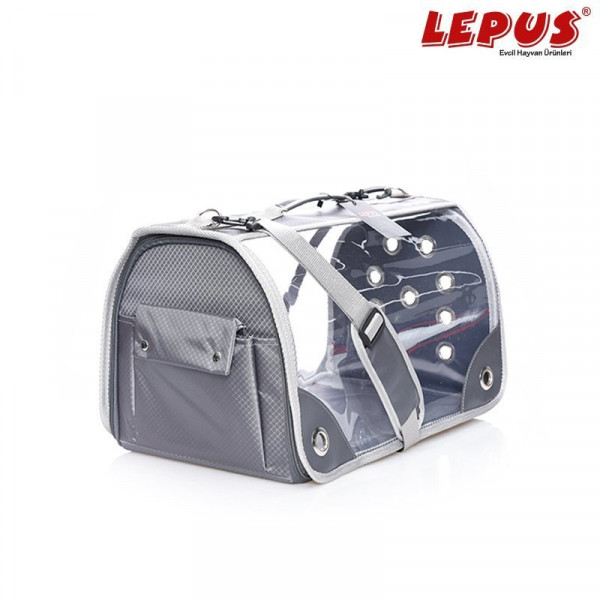 Lepus 28x45x28h cm Şeffaf Fly Bag Gri L