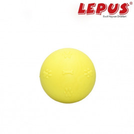 Lepus 5 cm Ağız ve Diş Sağlığı İçin Küçük Top Oyuncak Sarı