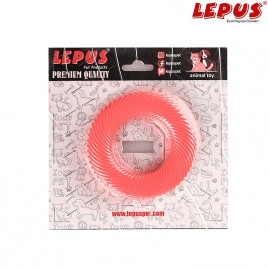 Lepus 9x9h cm Ağız ve Diş Sağlığı İçin Simit Oyuncak Kırmızı