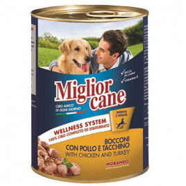 Miglior Cane 24 Adet Chunks With Chicken And Turkey 405 Gr
