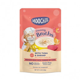 Moochie 40 Gr Creamy Broths Ton ve Karides