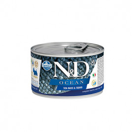 N&D Ocean Mini 6 Adet Levrek ve Mürekkep Balığı 140 Gr