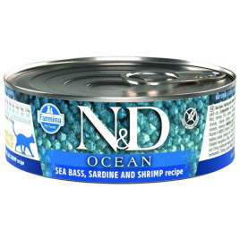 N&D Ocean 6 Adet Ton Sardalya ve Karides 80 Gr