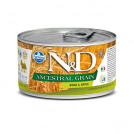 N & D Ancestral Grain 6 Adet Boar & Apple Adult 140 Gr