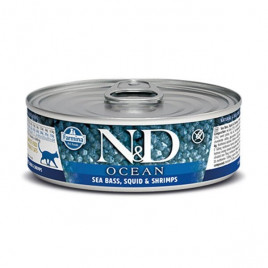 N&D Ocean 80 Gr Levrek Mürekkep Balığı ve Karides
