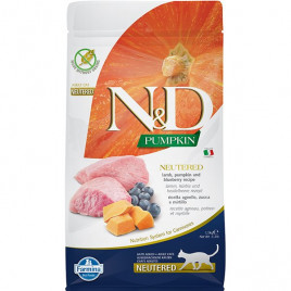 N & D Pumpkin 1,5 Kg Neutured, Lamb, Pumpkin & Bluberry Adult 