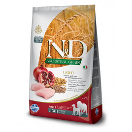 N&D 2.5 Kg Düşük Tahıllı Light Tavuk ve Narlı Diyet Maması