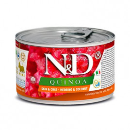 N&D Quinoa 140 Gr Skin & Coat Mini Ringa ve Hindistan Cevizi 