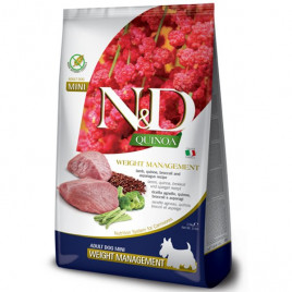 N&D Quinoa 2,5 Kg Weight Management Adult Mini Kuzu Kinoa Brokoli ve Kuşkonmaz