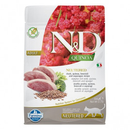 N&D Quinoa 300 Gr Neutered Ördek Brokoli ve Kuşkonmaz
