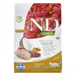N&D Quinoa 300 Gr Skin & Coat Bıldırcın Hindistan Cevizi ve Zerdeçal