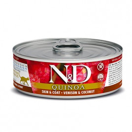 N&D Quinoa 80 gr Skin Geyik ve Hindistan Cevizli 