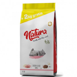 Natura 8+2 Kg Low Grain Kitten Tavuk