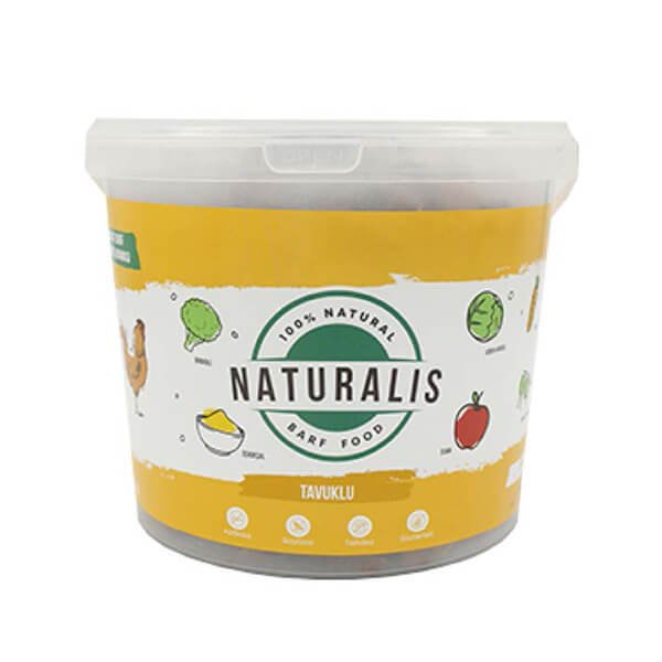 Naturalis 1 Kg Smart Barf 100% Natural Tavuklu Yetişkin