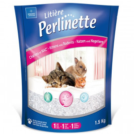Perlinette 1.5 Kg Kitten&Rodent Yavru Kedi ve Kemirgen Kristal Kumu  3.7 Lt