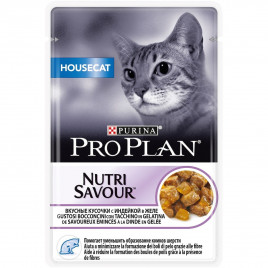Pro Plan  85 Gr Adult Nutri Savour Housecat Turkey