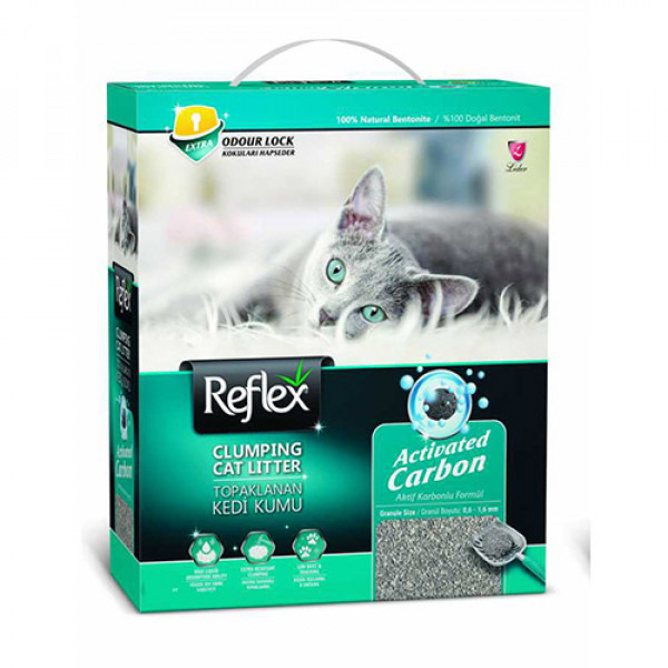 Reflex 10 Lt Aktif Karbonlu Topaklanan Kedi Kumu