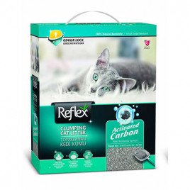 Reflex 6 Lt Aktif Karbonlu Topaklanan Kedi Kumu 