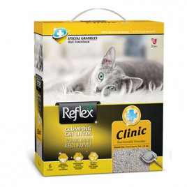 Reflex 6 Lt Klinik Özel Tanecik Süper Hızlı Topaklanan Kedi Kumu 