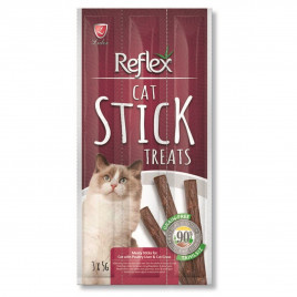 Reflex 3 Adet Ciğerli & Kedi Otlu Yetişkin Çubuk 5 Gr