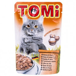 Tomi 100 Gr Kaz Eti ve Ciğerli Pouch 