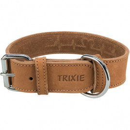 Trixie L Kalın Deri Boyun Tasması Kahverengi 40x47-55 Cm