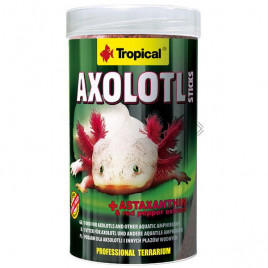 135 Gr Axolotl Sticks İki Yaşamlı Canlılar İçin Çubuk Yem 250 Ml 