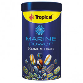 200 Gr Marine Power Oceanic Mix Flakes Deniz Balıkları İçin Krill Ve Spirulina Katkılı Balık Yemi 1000 Ml 