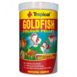 Tropical 30 Gr Goldfish Colour Pellet Japon Balıkları İçin Pellet Balık Yemi 100 Ml 