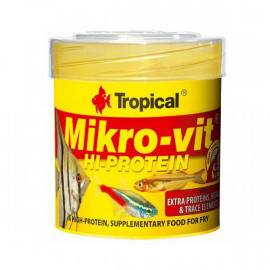 Tropical 32 Gr Mikro-Vit Hı-Protein Yavru Balıklar İçin Yüksek Proteinli Balık Yemi 50 Ml