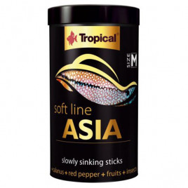 40 Gr Softline Asia M Asya Kökenli Balıklar İçin Batan Yumuşak Taneli Çubuk Balık Yemi 100 Ml 