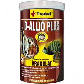600 Gr D-Allio Plus Granulat Discus Balıkları İçin Sarımsaklı Granül Balık Yemi 1000 Ml 