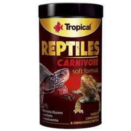 65 Gr Reptiles Carnivore Soft Etobur Ve Omnivor Sürüngenler İçin Yem 250 ML 