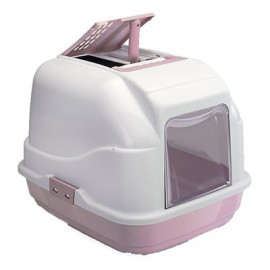 İmac 40x50x40 Cm Easy Cat Kapalı Filtreli Tuvalet Beyaz/Pembe